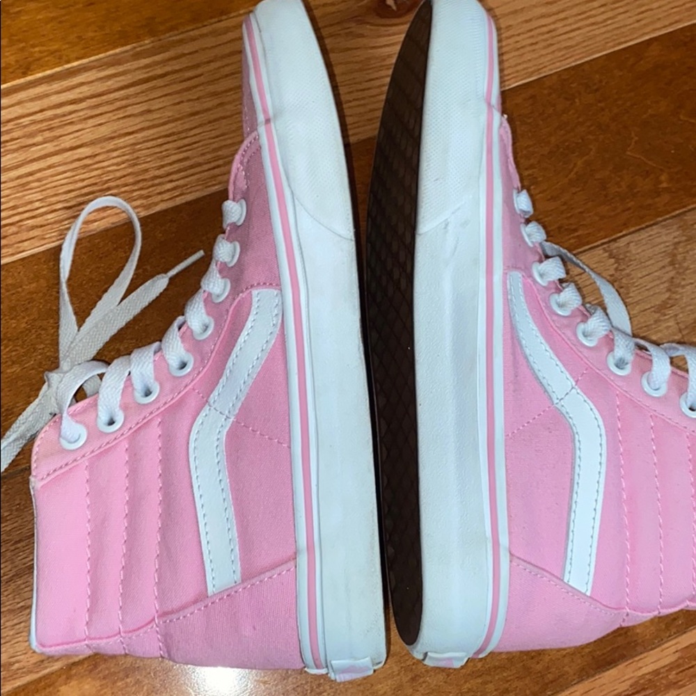 Pink vans hightop